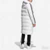 adidas Оригиналы Clover Длинный пуховик средней длины Спортивная пуховая куртка Зимняя Мужская Белая