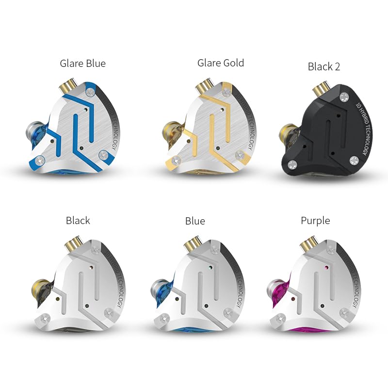 KZ ZS10 PRO Chinese Canal High Sound Aluminum Alloy and Resin Housing Gaming HIFI Sound Professional Enhanced 1 Year Detachable Recable Compatible