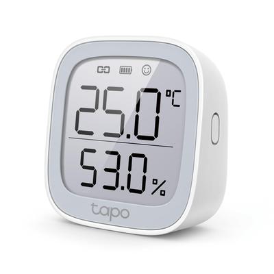 Tapo Компактный с Большим Швейцарским Высоким и Требует Tapo Smart TP-Link E-Paper Термометр/Гигрометр Экран, Сделано, Точность, Температура, Влажность,