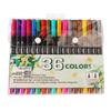 36 Colors Watercolor Brush Marker Pen Set Professional Soft Flexible Dual Tip Marker Pens for Kid