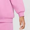 Nike Спортивная одежда Club Fleece Удобная Однотонная Вышитая Толстовка с Круглым Вырезом и Длинным Рукавом Волшебный Фламинго Молодежная Детская FD2923646