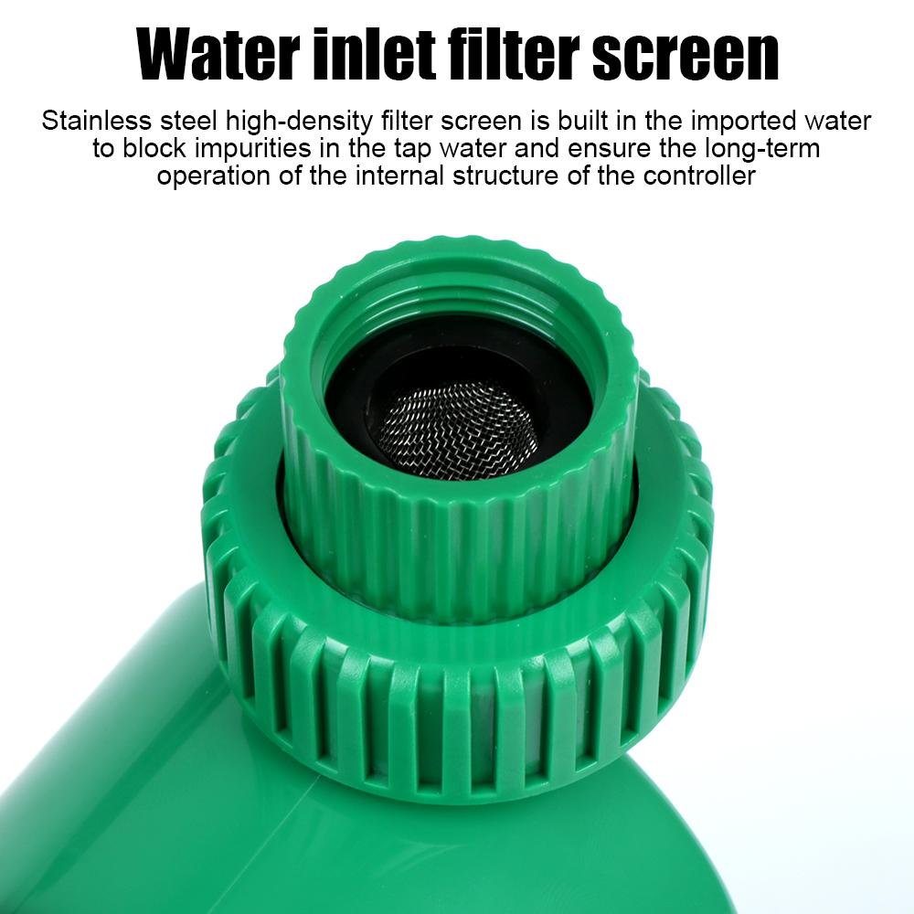 Контроллер полива с таймером Электронный клапан Устройство управления поливом Таймер Кран Система полива Садовый инструмент Наружный