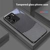 Двухцветные полосы для Xiaomi Redmi 13C Note13 12 Pro Plus 5G Note 9 13T Pro POCO X6 F5 F6 Черный Чехол для телефона из закаленного стекла