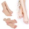 KUMIHO Foot Silicone Short Female Foot Foot Foot Foot DIY Nail Drawing Jewelry Right Ivory White Model, Foot, Model, Mannequin, Torso,
