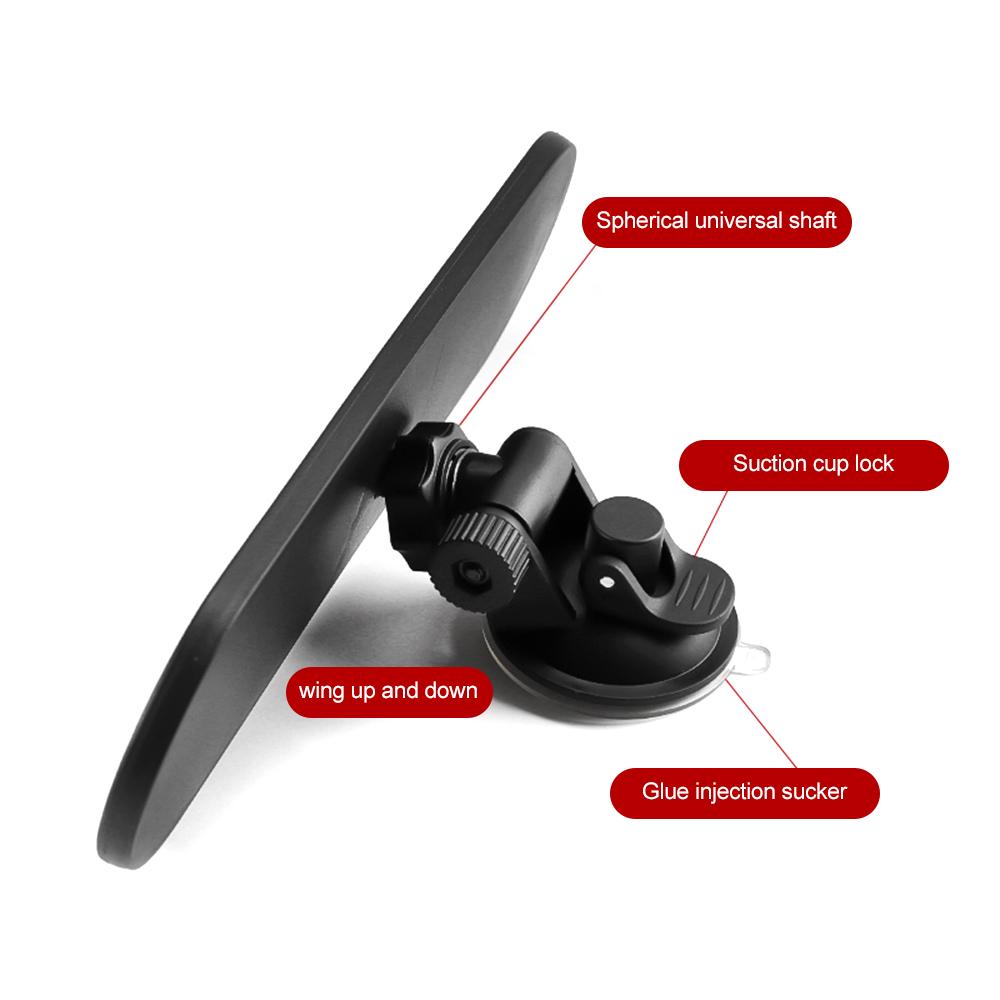 Rear View Mirror, Universal Car Truck Mirror Interior RearView Mirror Suction Cup, 220*65mm