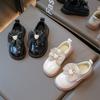 Girls' Lolita Versatile Leather Shoes 2025 Spring and Autumn New Soft-soled Middle and Older Children's Single Shoes British Style Sweet Princess Sho