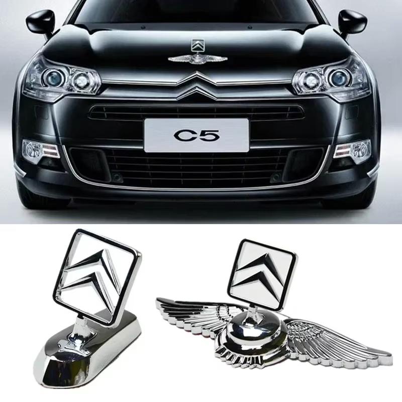 Металлический значок-эмблема на капот автомобиля для Citroen C1 C2 C3 C4 C4L C5 Saxo Xsara Picasso DS3 DS4 DS6 C1 Berlingo Наклейки на переднюю крышку