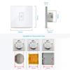 Умный WiFi-переключатель для обогревателя Tuya 20A 4400 Вт Высокая мощность Голосовое удаленное управление WiFi Сенсорное управление Европейский стандарт Переключатель для обогревателя