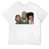 Футболка The Boondocks Хьюи новое издание однотонная с принтом животного для мальчиков оверсайз мужская футболка