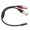 Удобный кабель-разветвитель Acogedor XLR Balanced Dual XLR Male to Female XLR Y 3,5 мм, 3,5 мм 1/8 дюйма 3-контактный