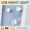 3PCS USB Портативный светодиодный мини-ночник Маленькая круглая лампа USB-светильник ночью Идеально подходит для спальни