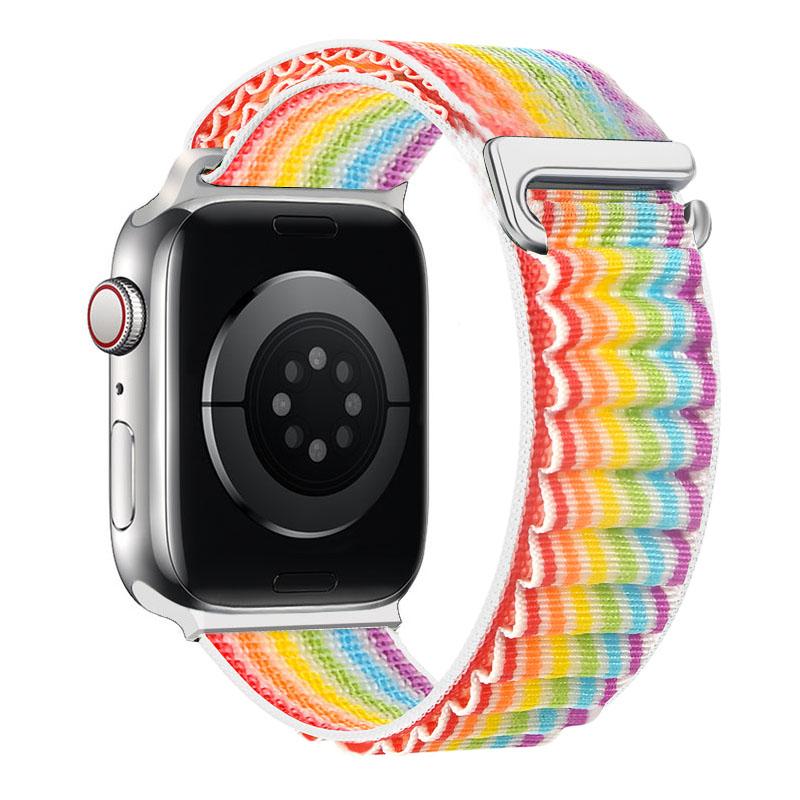 Альпийская петля Ремешок Для apple watch Ultra 2 ремешок 49мм 44мм 40мм 45мм 41мм 46мм 45 мм браслет correa iWatch series 9 8 7 6 3 se 10