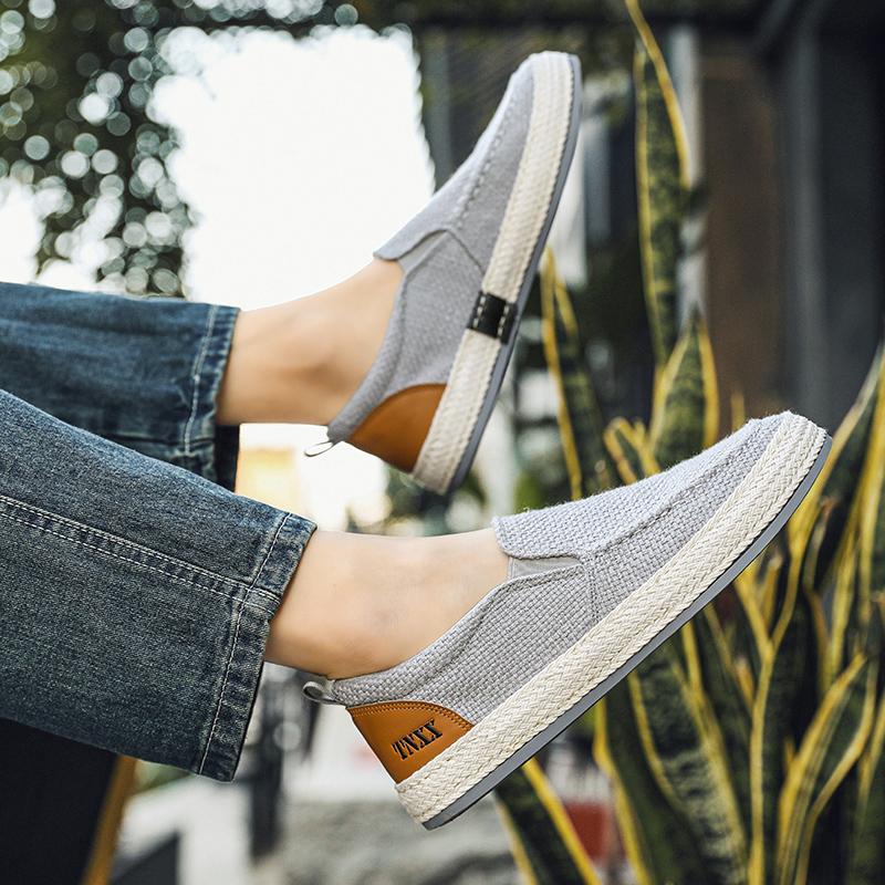 Мужские эспадрильи слипоны лоферы уличные кроссовки спортивная обувь