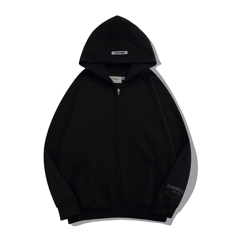 Esse FOG Essentials Hooded Sweatshirt 350-400g Cotton Fleece Mens Casual Pullover