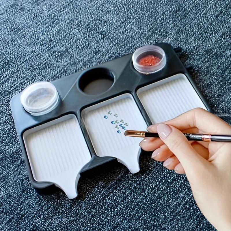 Органайзер для алмазной вышивки, коробка для хранения с 3 отделениями, контейнеры для хранения алмазной вышивки, аксессуар для алмазной вышивки