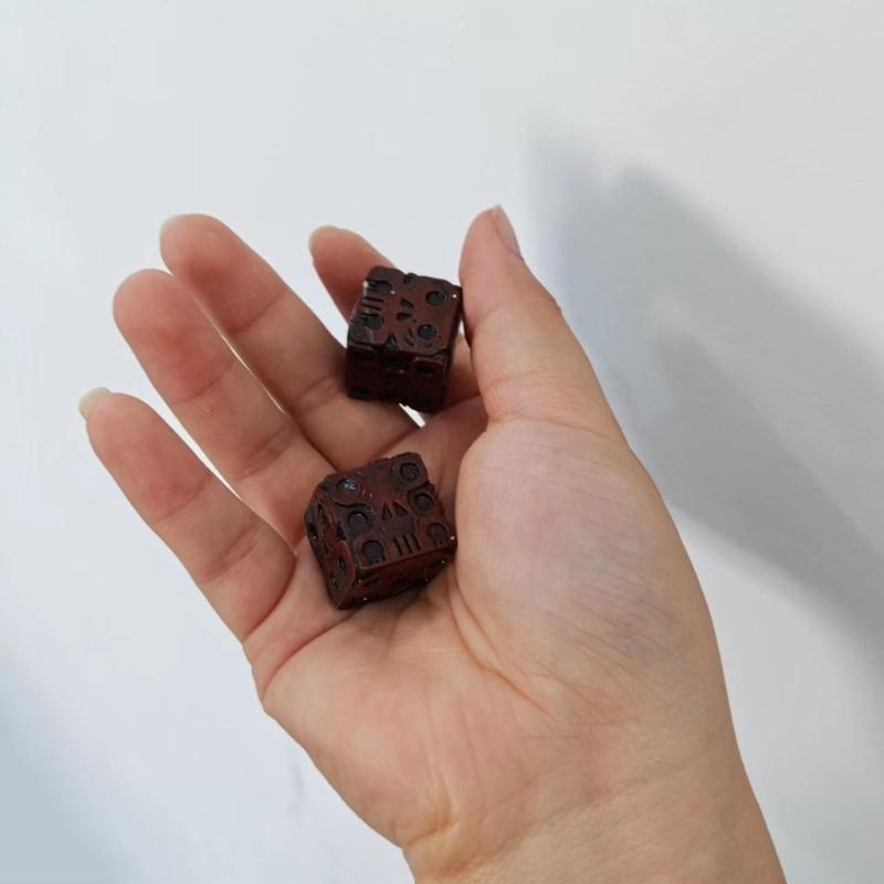 Scary Skull Dices Halloween Dices Skeleton Dices Cube Dices for Club Pub Halloween Party Outdoor Board Game Dices Toys