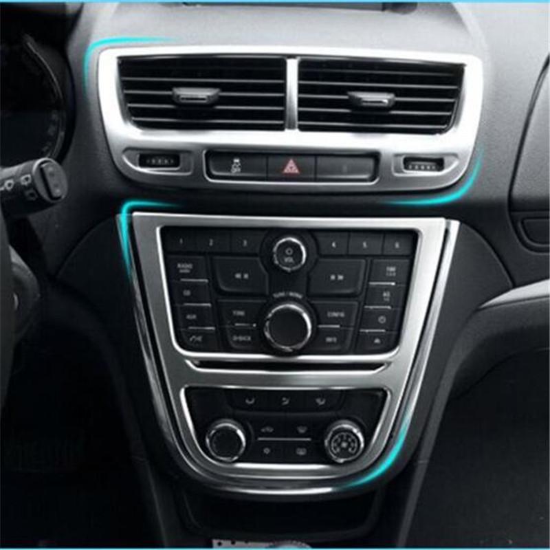 Car Accessories Center Dashboard Air Conditioning Outlet Air Vent Decoration Frame For Buick Encore OPEL VAUXHALL MOKKA