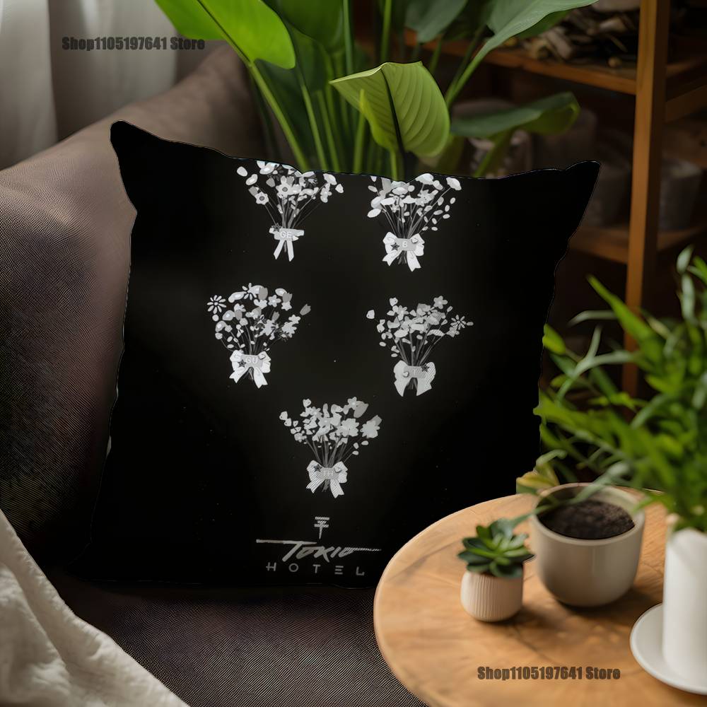 Tom Bill Kaulitz T-Tokio H-Hotel Pillow Case For Sofa Decor Car Office Room Printing Cushion Cover Decorations And Protector