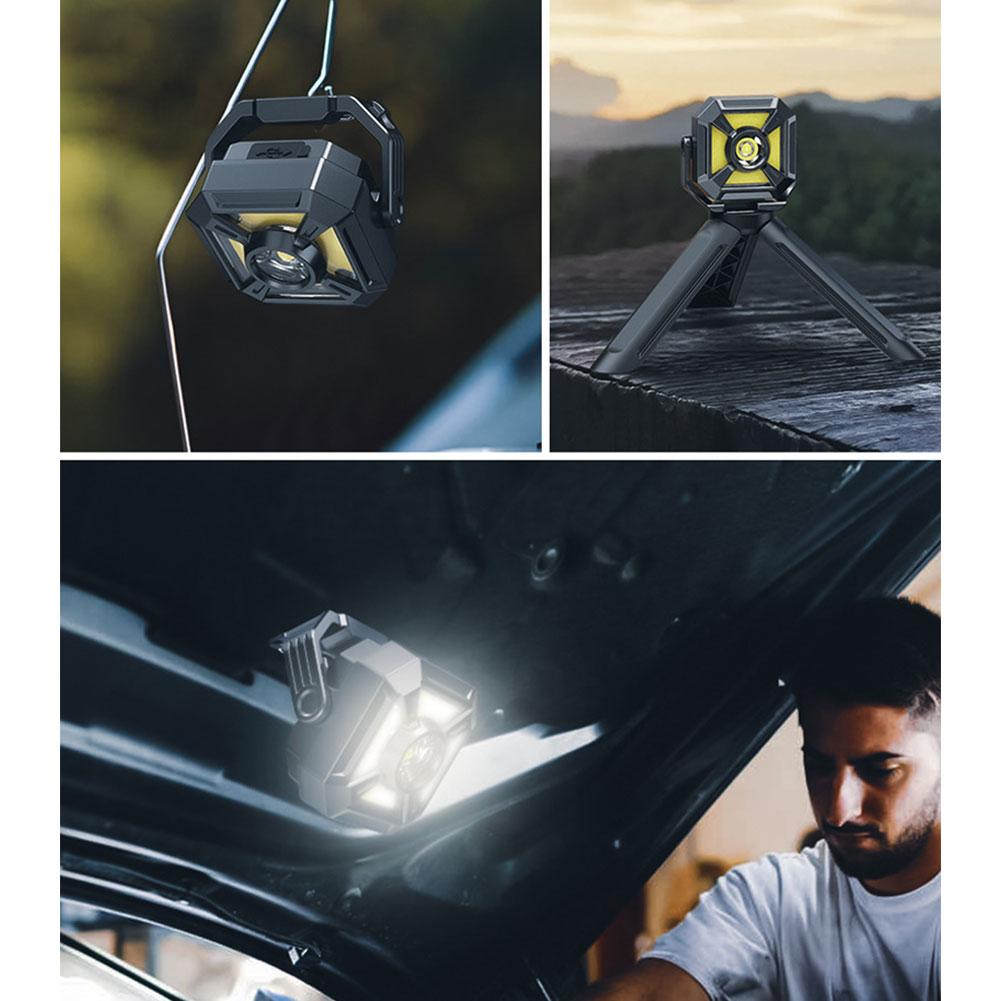 XPE COB LED Mini Work Light Водонепроницаемый рабочий фонарь для ремонта автомобиля Регулируемый угол мощный рабочий фонарь для кемпинга на открытом воздухе Пеший туризм