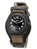 Varg Watch Company COUSSIN COAL MIL Наручные часы с кожаным ремешком GUIDI ROSELLINI и основанием, Коричневые, CO-L-007-09BK