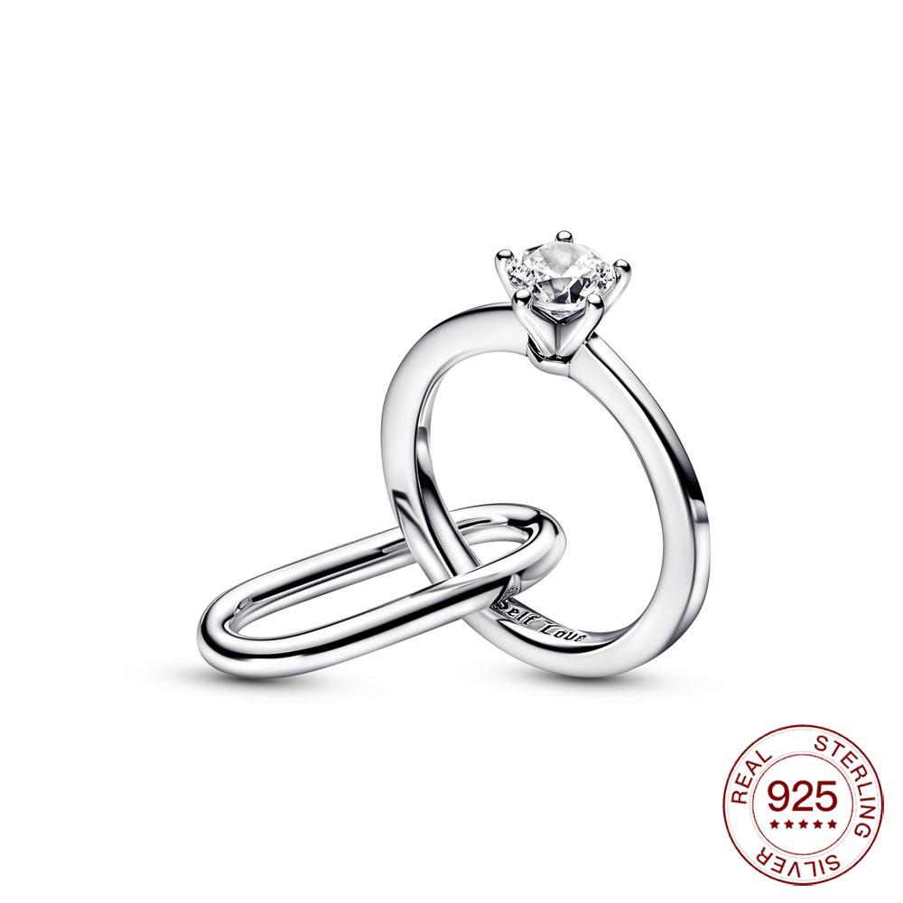 Новый настоящий S925 стерлингового серебра Me Шарм Единорог звезда обруч из бисера подходит оригинальные браслеты Me женские украшения в форме сердца для подарка