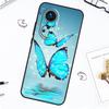 Luxury Blue Butterfly Butterflies Case For Honor Magic 7 Lite 5 6 Pro Honor 200 50 70 90 Lite X8b X9a X8a X8 X9 X9c X9b Cover