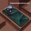 Геометрическая призма для OnePlus Nord 3 5 6T 7 Pro 8 12 10T Reno8 Lite 5G 10R Nord N30 Чехол для телефона из закаленного стекла с твердой оболочкой Черный