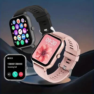 Умные часы (Сделать/ответить на звонок) 1,83-дюймовый Full Touch BT Calling Smart Watch Фитнес-трекер Часы-телефоны 100+ спортивных режимов Мониторинг кислорода в крови