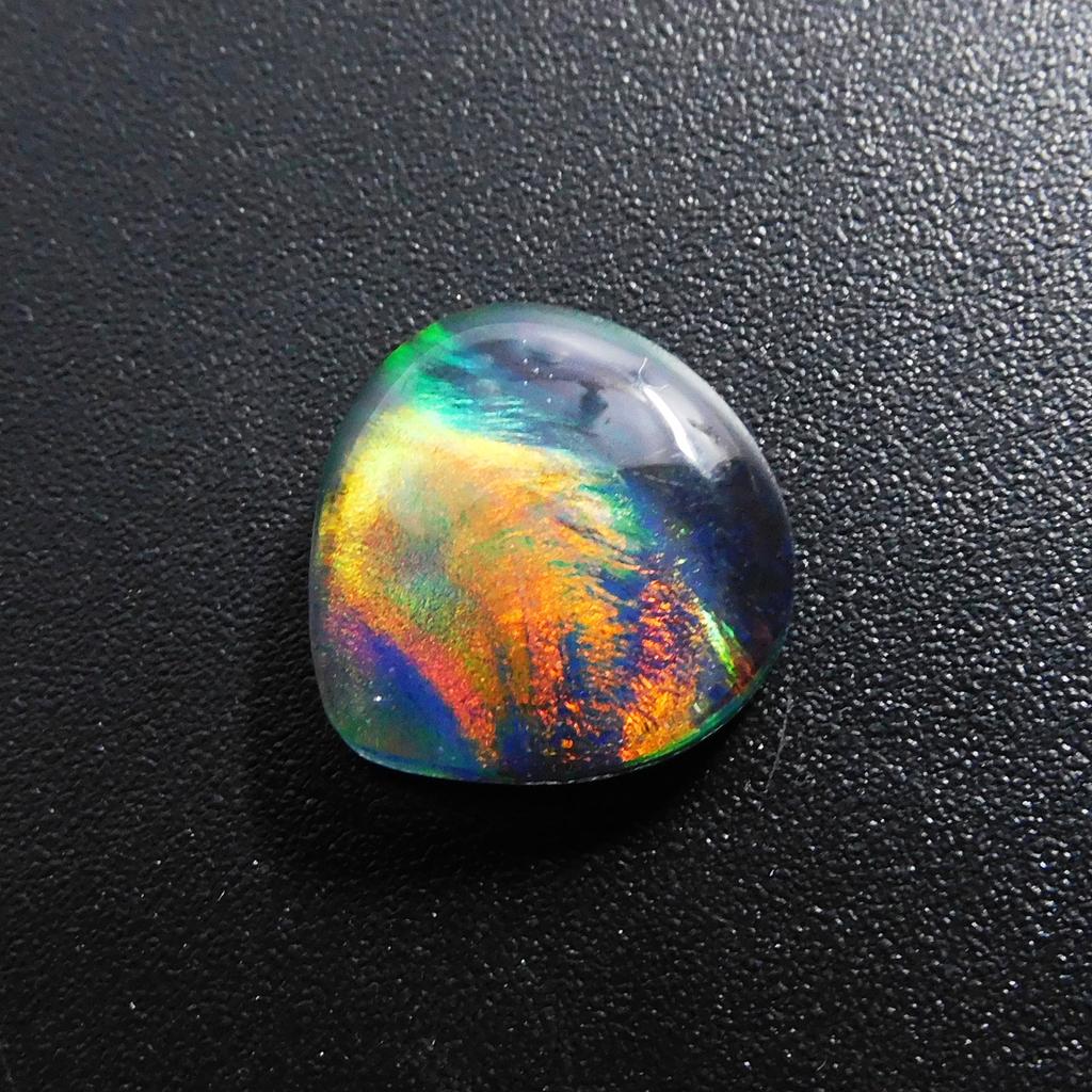 Lab Created Opal 5.30 Ct Pear Certified Beautiful Loose Gemstone