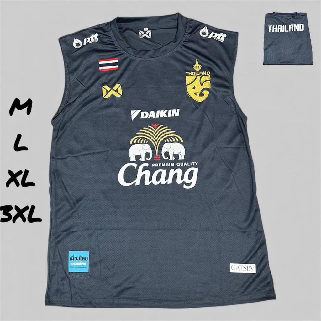 ТАИЛАНД Национальная Футбольная Футболка Майка Жилет Без Рукавов Быстросохнущая Рубашка Круглый Вырез Полиэстер Униформа Логотип Слон Спорт На Открытом Воздухе