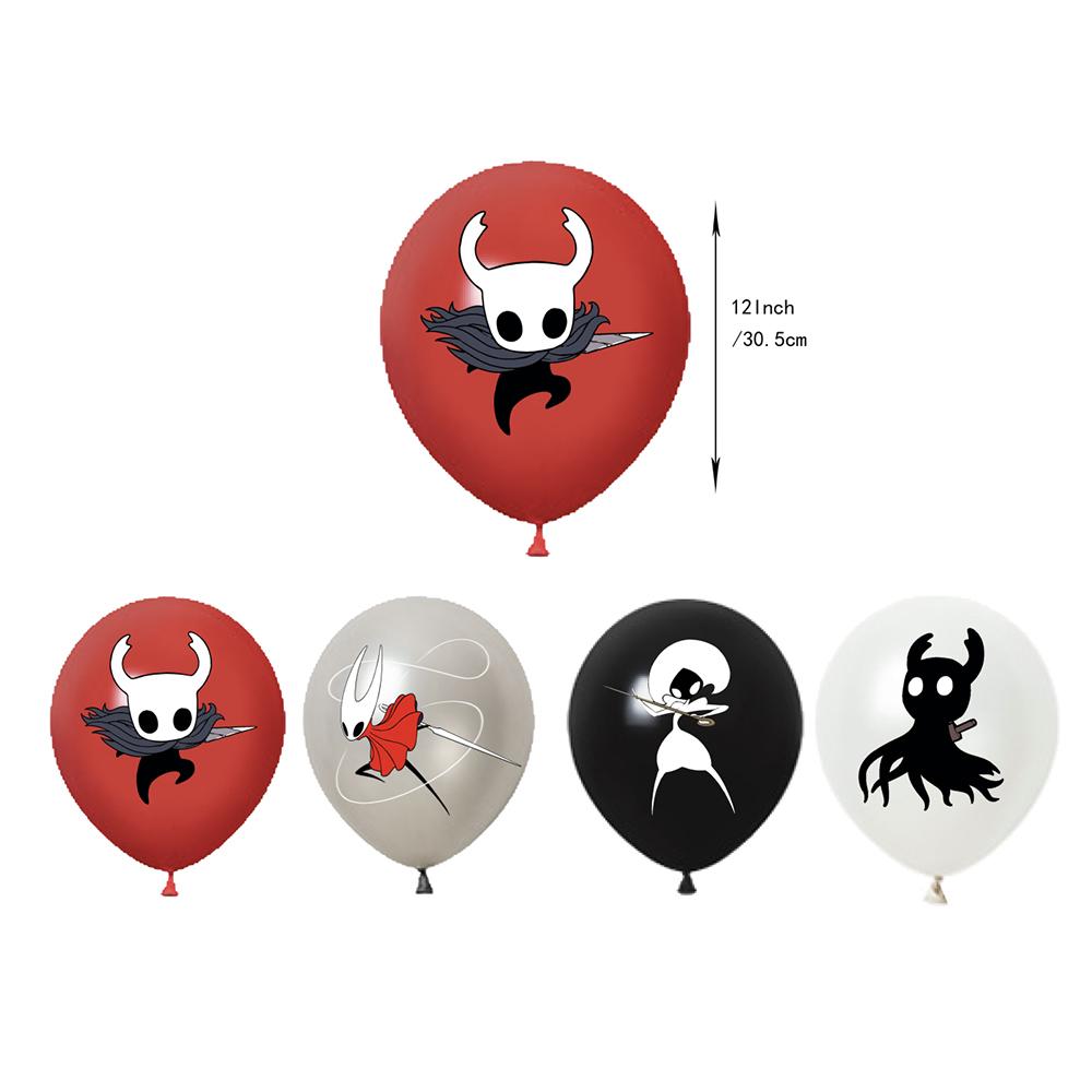 30 шт. воздушных шаров для вечеринки Hollow Knight, включая баннер, топпер для торта, воздушный шар