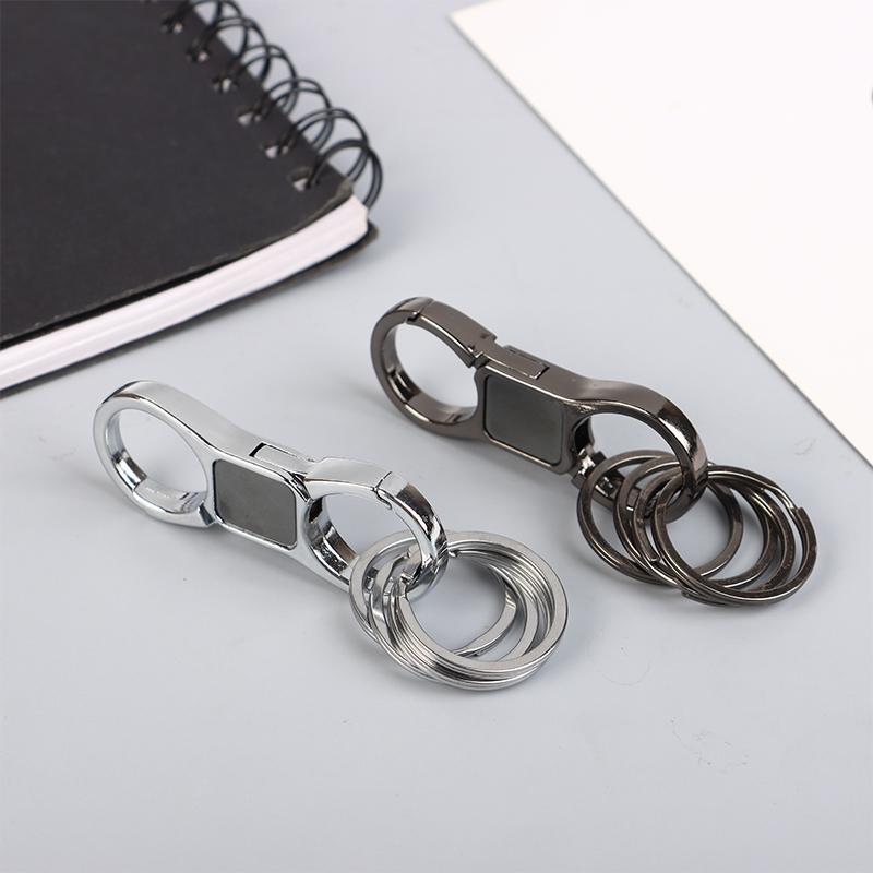 Брелоки для ключей для мужчин - Брелок для ключей с быстросъемным пружинным зажимом и кольцами, крутой, сверхпрочный, органайзер для ключей