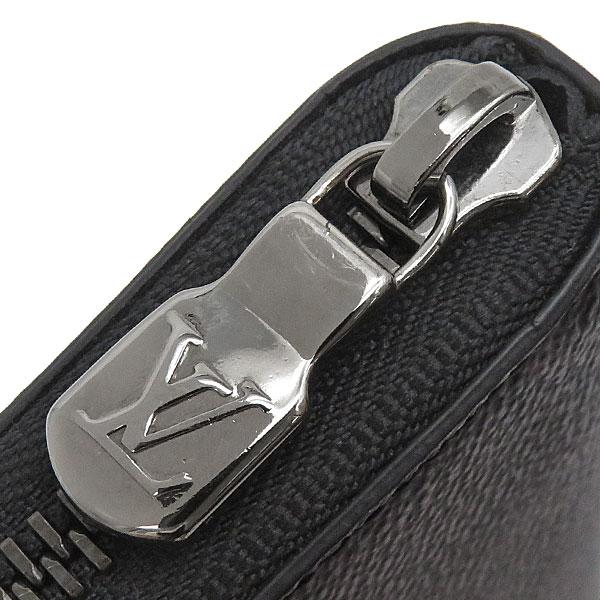 LOUIS VUITTON M11611 Monogram Eclipse Zippy Wallet HorizontalPurse Monogram Eclipse Array