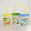 Skater Straw Cup 3p Set, Clear Dinosaur, 1 Set, Popular Korean Parenting Items