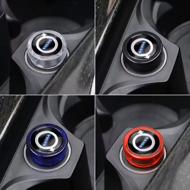 Car Cigarette Lighter Cover DustProof Decoration Cap For Volvo XC90 XC60 V50 S60 V70 V60 V40 S90 olestar AWD XC40 S80 T6 V90