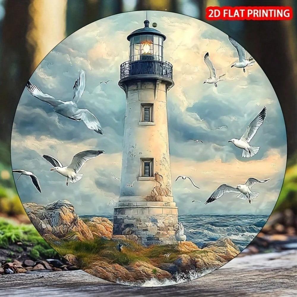 Винтажная металлическая жестяная табличка Круглая настенная art для кухни Сада Кафе Бара Декор