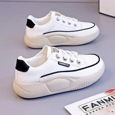 2024 летние новые туфли для девочек в стиле ретро на шнуровке в корейском стиле, повседневные туфли в тон, легкие и универсальные, с толстой подошвой и круглым носком, женские