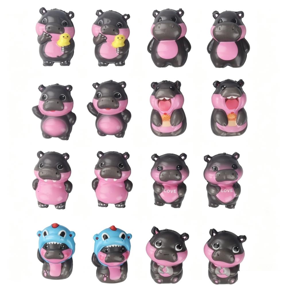12pcs/set Slow Rebound Penguin Squeeze Toys Slow Rising Mushroom Squishy Toy Carnival Goodie Bag