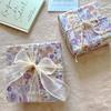 10Pcs Purple Floral Paper Hand-Kneaded Paper Cotton Paper Bouquet Flower Wrapping Paper Flower Wrapping Paper Cake Baking Gift
