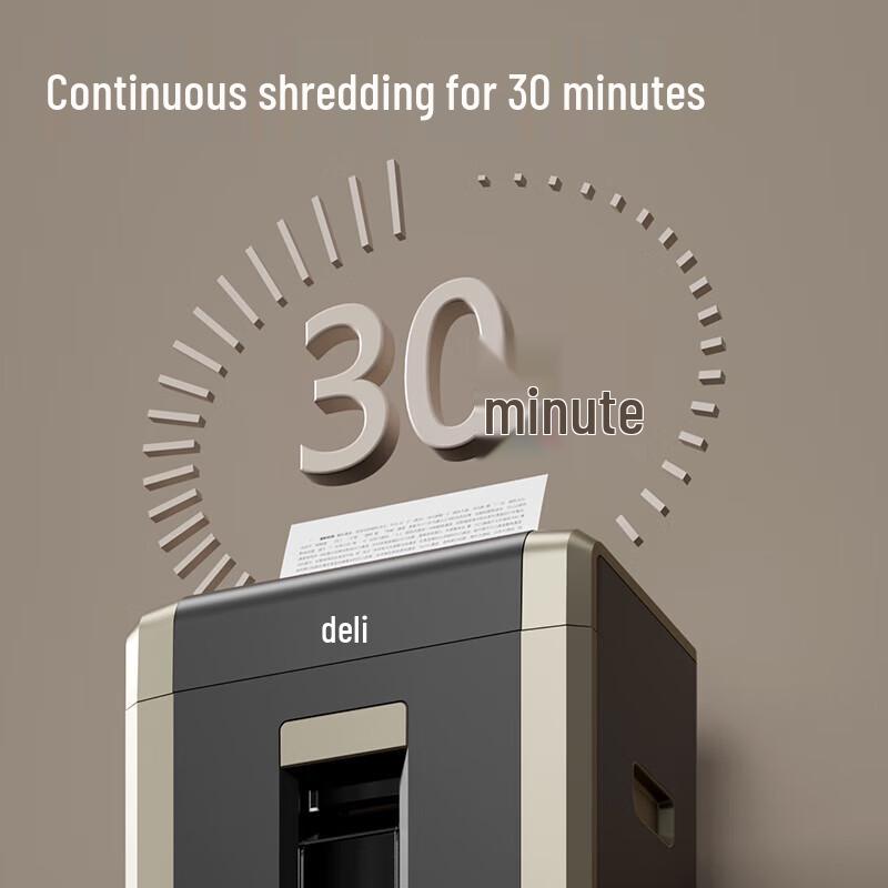 Deli GA701 High-Security Business Paper Shredder CN plug (adapter included)