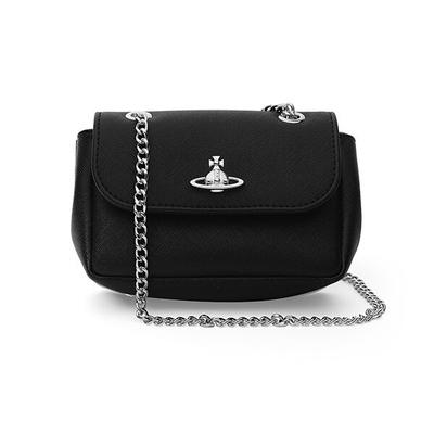 Vivienne Westwood 5c01000dw L001l N403 Маленькая сумка через плечо из наппы на цепочке Pulse