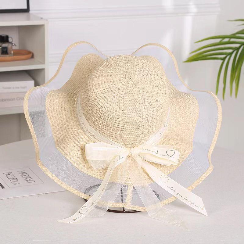 Foldable Women's Summer Straw Beach Sun Hat