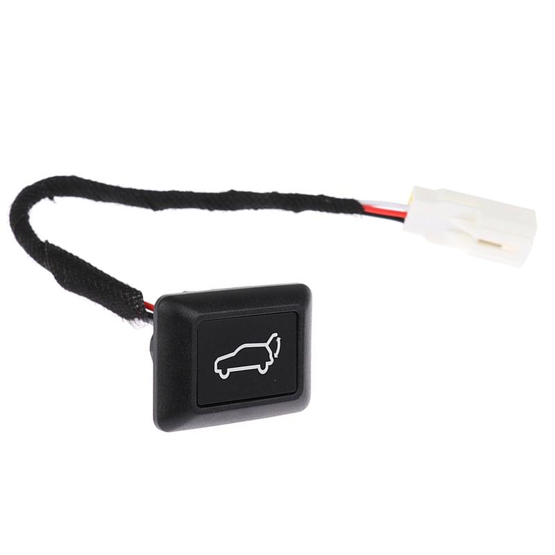 Переключатель задней двери автомобиля Электрический переключатель задней двери Напряжение 12 В постоянного тока Глянцевая черная отделка Недеформируемый Для доступа к багажнику автомобиля