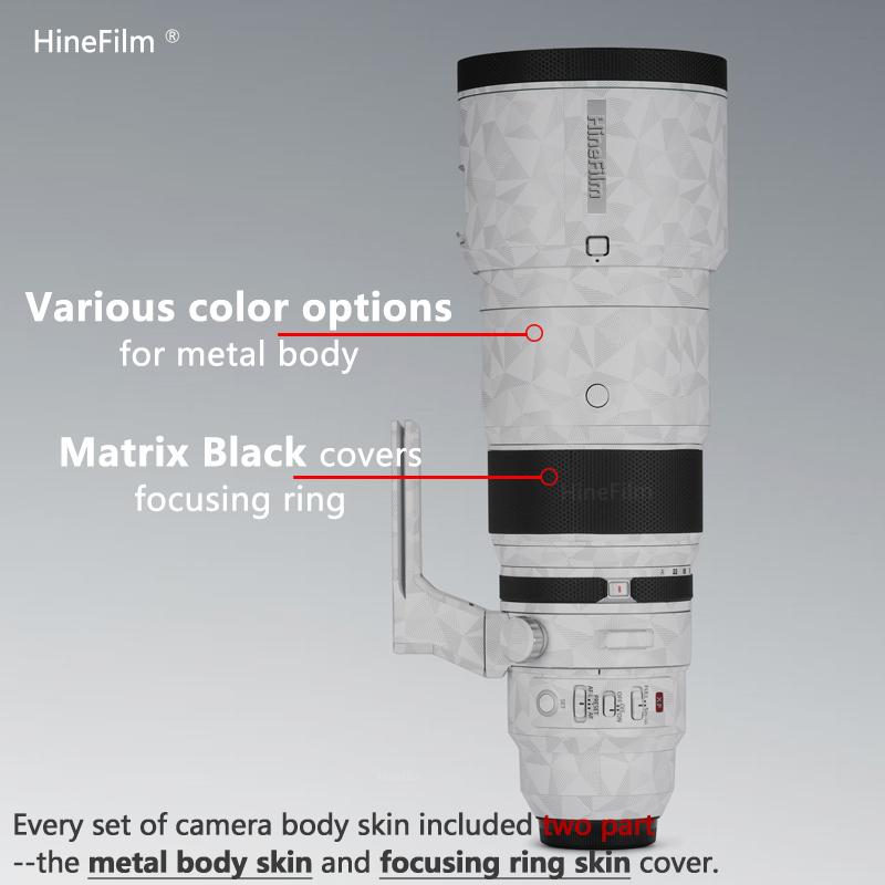 Hinefilm Skin for Fuji XF500 F5.6 Lens Decal Skin For Fujifilm XF 500mm F5.6 Lens Stickers Protector 500 F5.6 Wrap Sticker Film