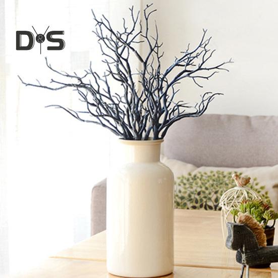 6шт искусственные поддельные павлин коралловые растения сушеные ветки деревьев свадебный домашний декор