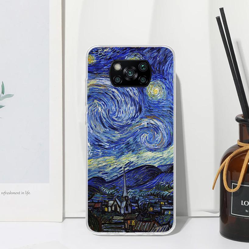 Van Gogh Oil Art Painting Phone Case For Xiaomi Poco X7 X6 X5 M7 M8 Pro F7 Ultra Redmi 15C 15 13C 13 12C 12 10 10C 10A Art Funda