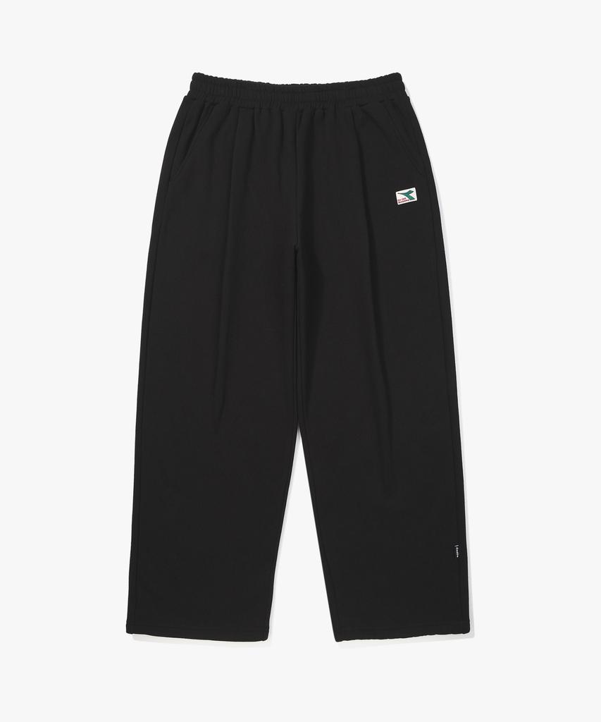 Diadora Удобные черные спортивные штаны с флисовой подкладкой