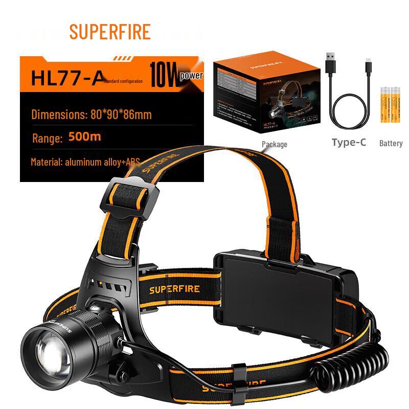 SupFire Rechargeable Night Fishing Headlamp