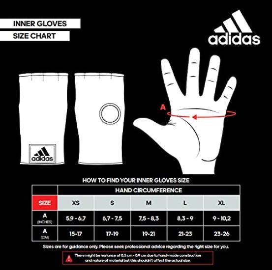 adidas Speed ADIBP02S Inner Hand Wraps, Left and Right Pair, XS