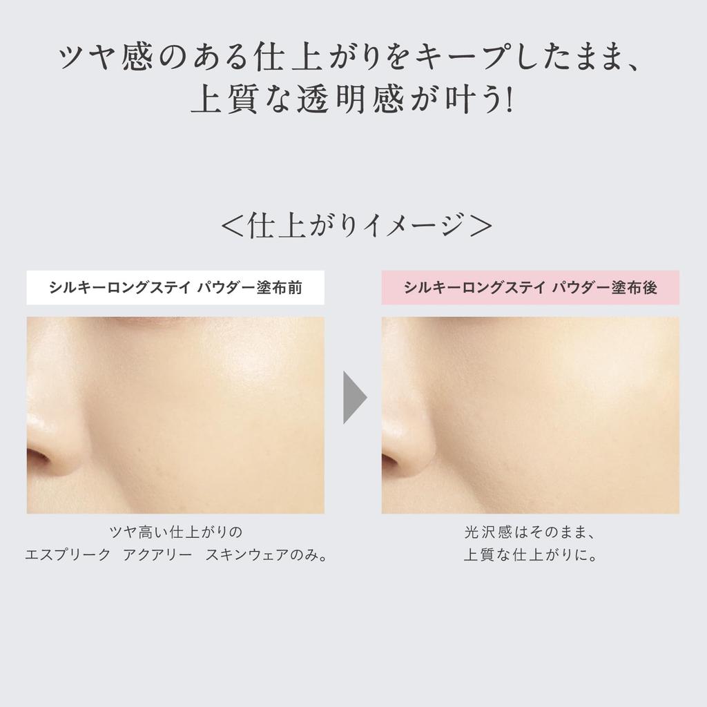 ESPRIQUE Silky Long Stay Powder 01 бежевый 6 г сменный блок пудра для лица блеск для пор увлажнение